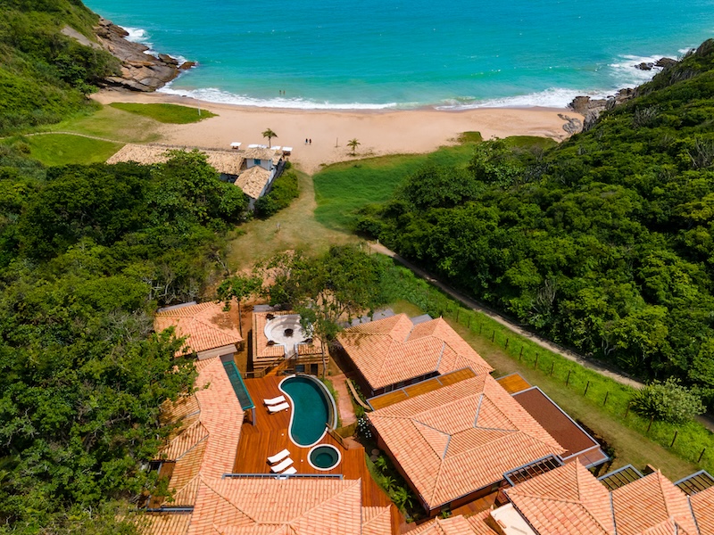 Vista aérea del Hotel